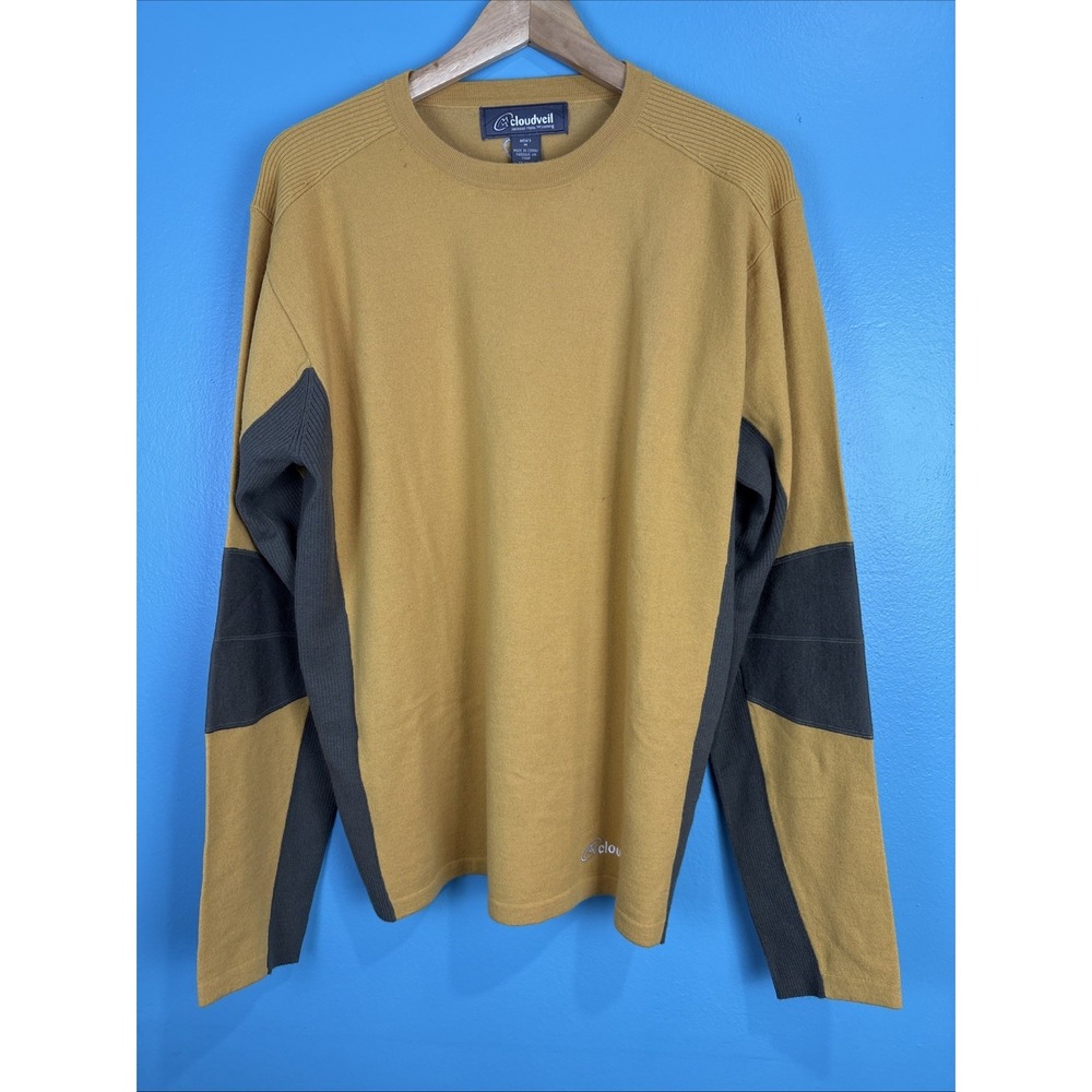Cloudveil Long Sleeve Pullover Shirt Medium Wool Blend Gorpcore Camping Hiking